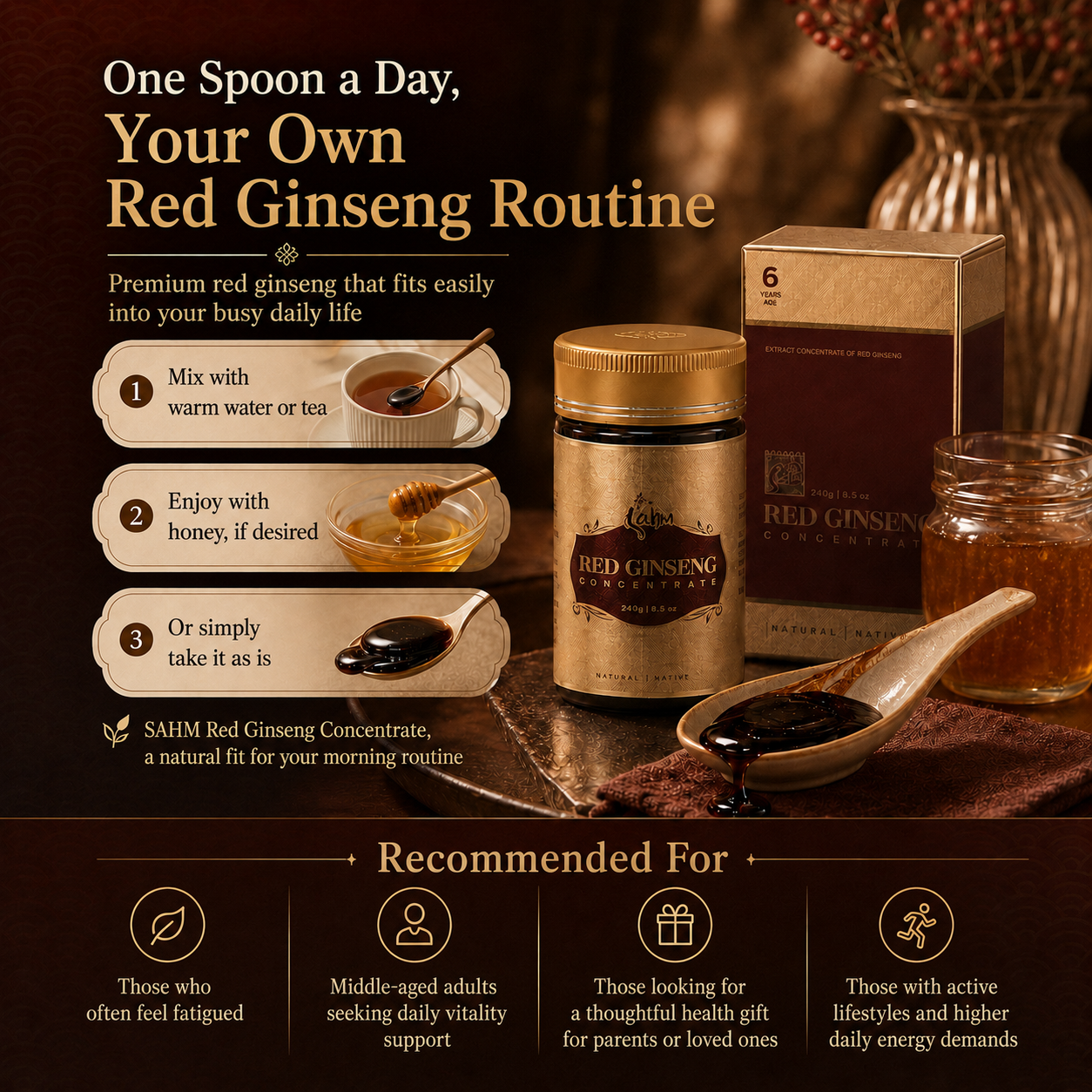 Canadian Red Ginseng Concentrate 240g