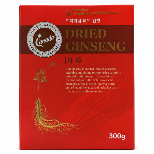 Canadian white Ginseng Root Dried Gift set 300g
