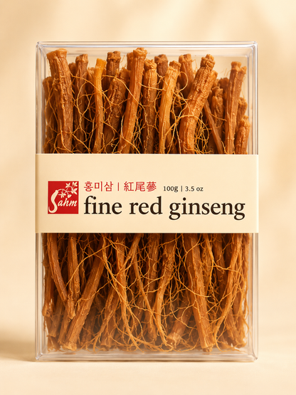 Dried Red Ginseng Baby Root 100g