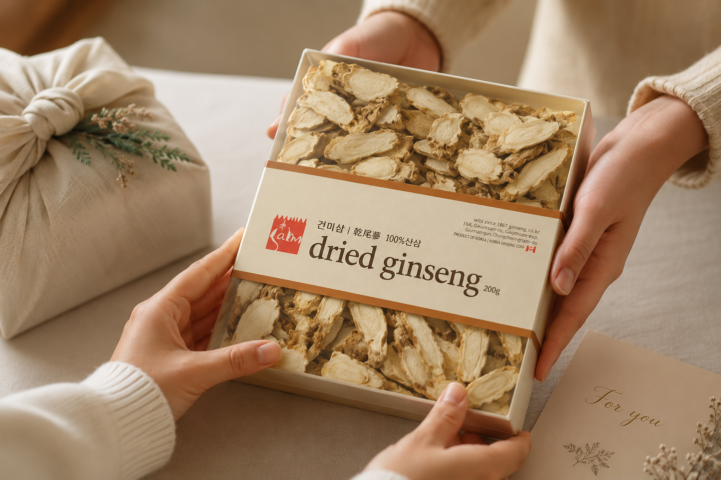 Canadian Dried Ginseng Slices 150g